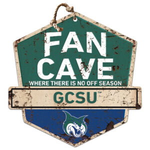 Georgia College Bobcats 20" x 20" Fan Cave Badge Sign
