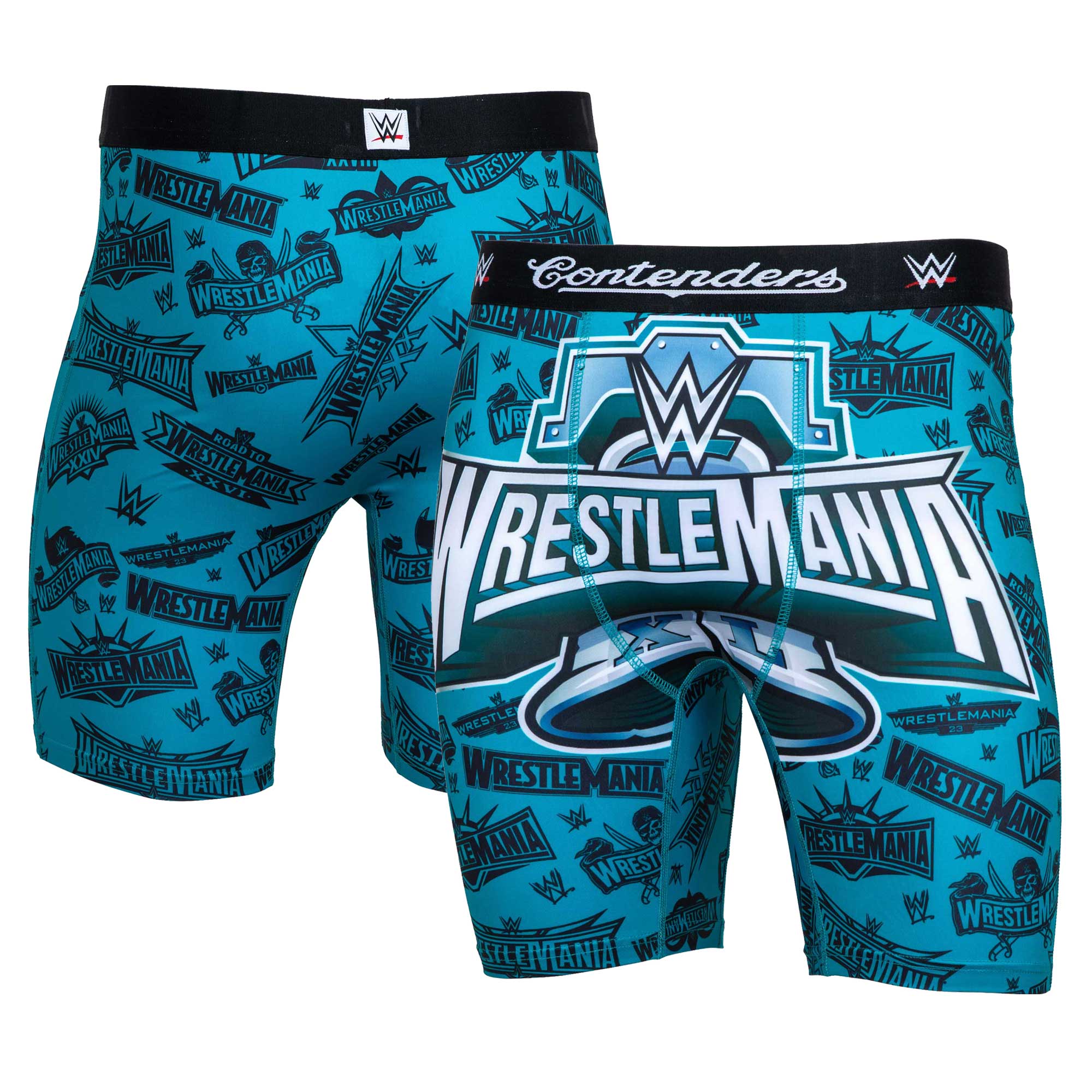 Men's Contenders Clothing Green WrestleMania 40 Boxer Briefs