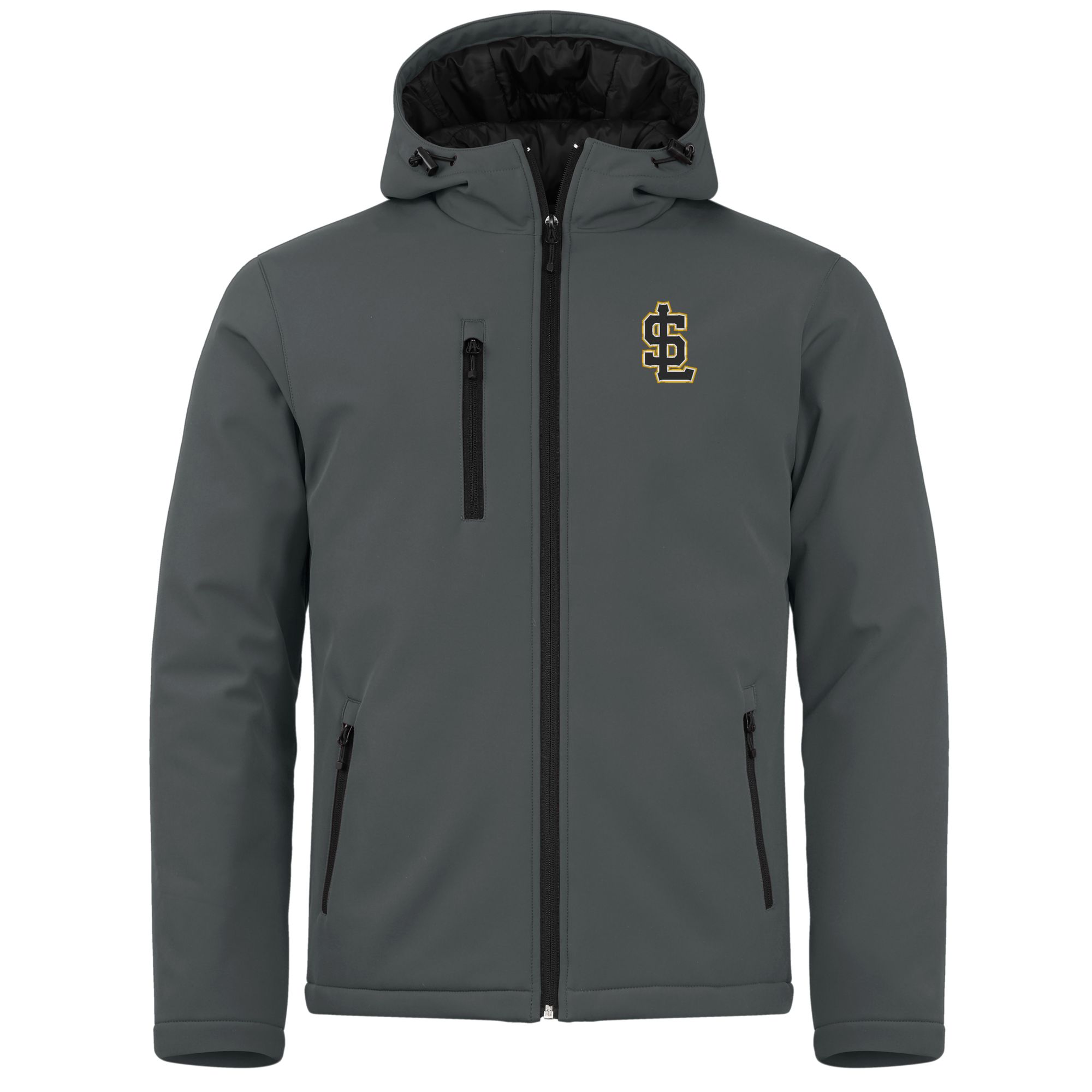 Women's Antigua Black Marquette Golden Eagles Figure Half-Zip Pullover Sweatshirt - Image 3