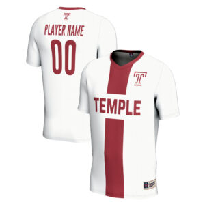 Men's GameDay Greats White Temple Owls NIL Pick-A-Player Lightweight Soccer Jersey