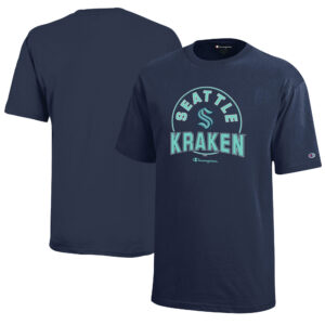 Youth Champion  Deep Sea Blue Seattle Kraken Jersey T-Shirt