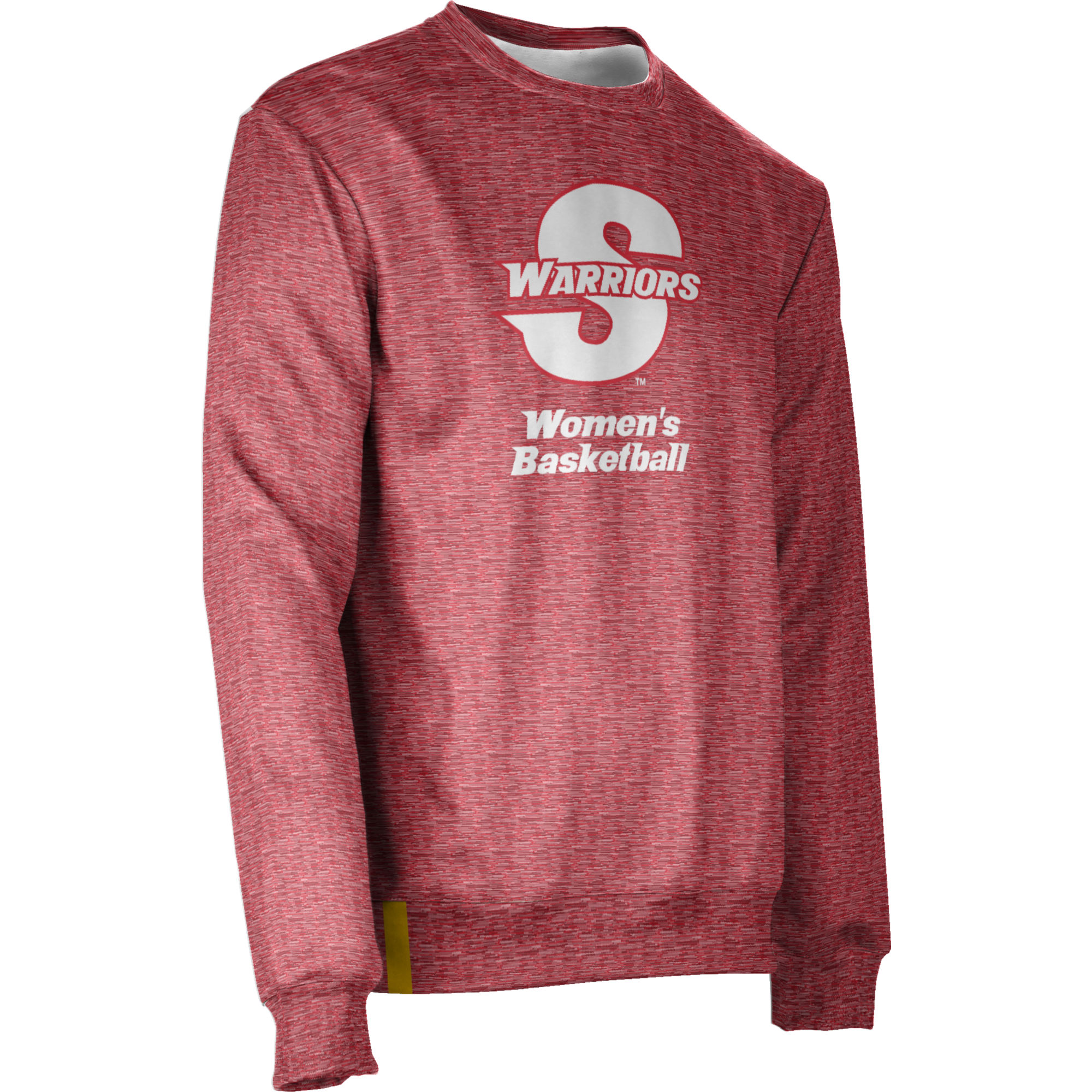 Men's ProSphere Red Cal State Stanislaus Warriors Women's Basketball Crewneck Pullover Sweatshirt - Image 3