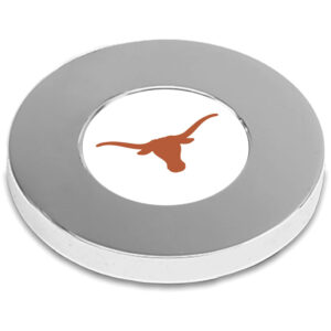Silver Texas Longhorns Office Paperweight