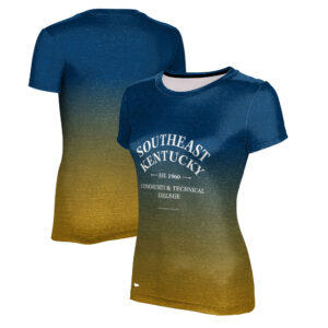 Women's ProSphere  Blue Southeast Kentucky Community & Technical College Ombre T-Shirt
