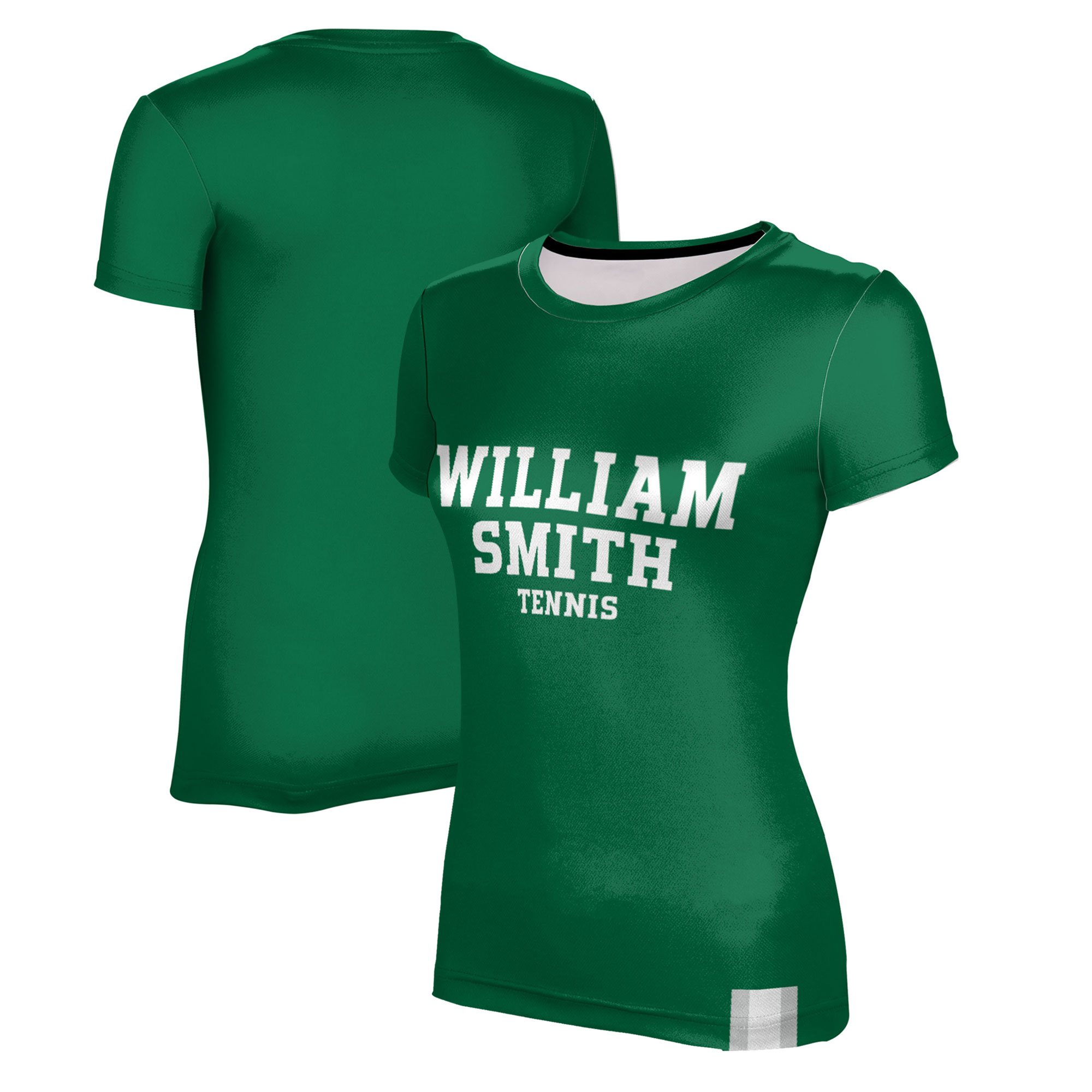 Women's ProSphere Green Hobart & William Smith Colleges Tennis T-Shirt