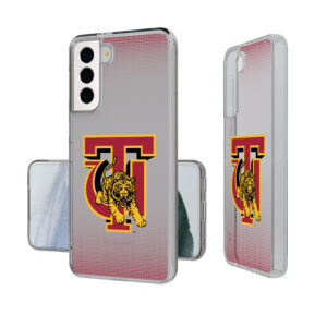 Tuskegee Golden Tigers Linen Logo Galaxy Clear Case