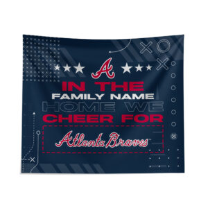 Pegasus Atlanta Braves 51" x 60" We Cheer For Personalized Wall Tapestry