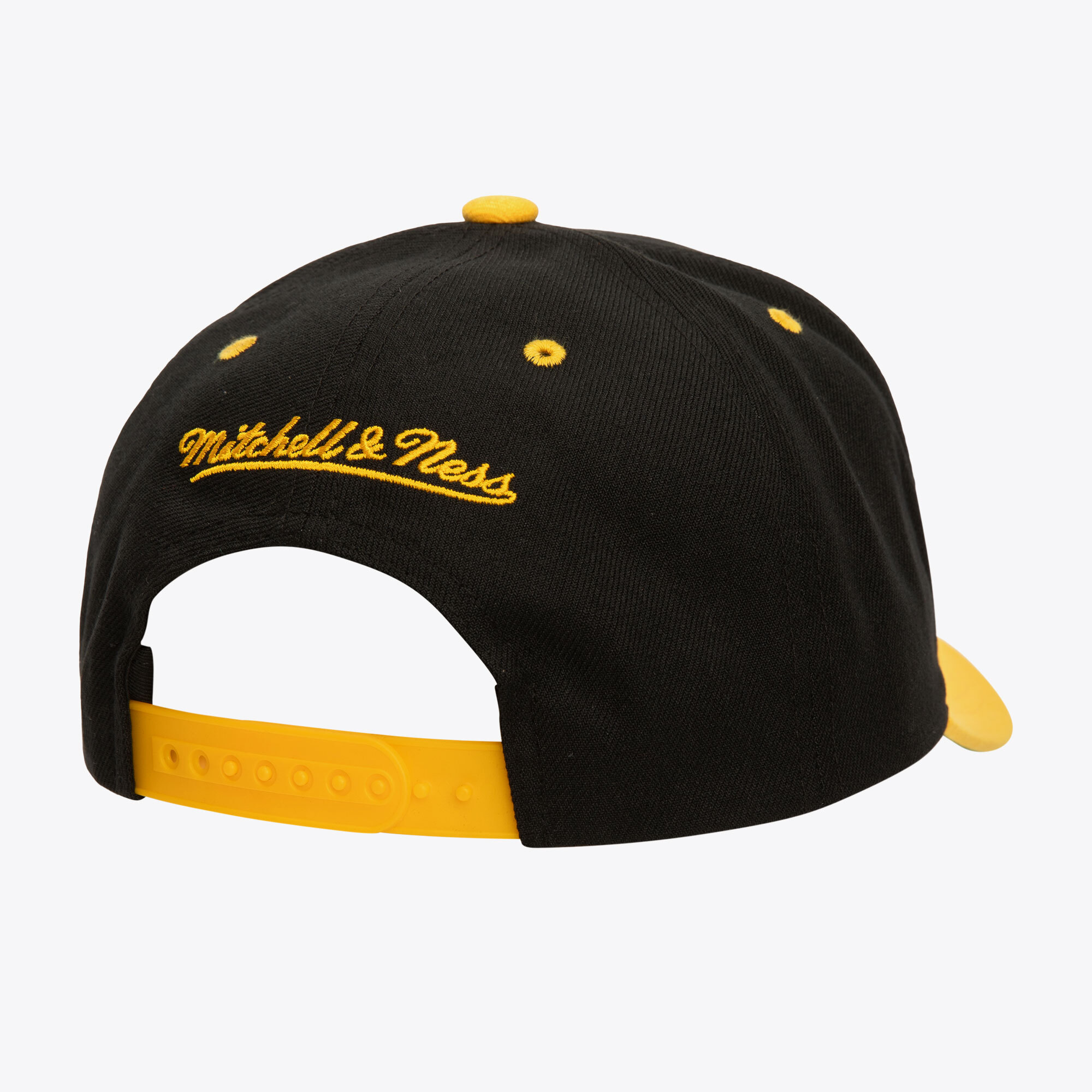 Men's Mitchell & Ness Black Pittsburgh Penguins All In 2.0 Pro Crown Adjustable Hat - Image 3