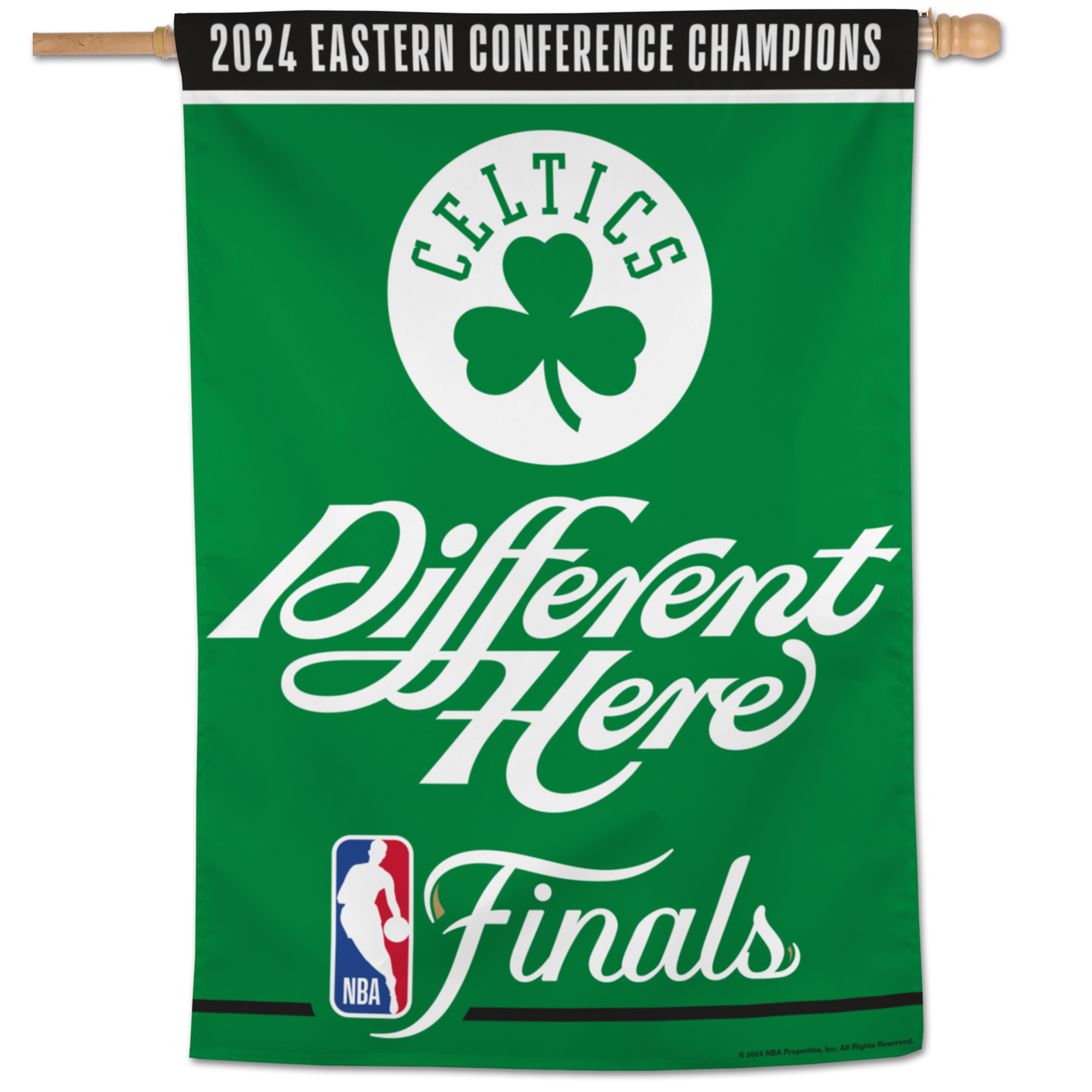 WinCraft Boston Celtics 2024 Eastern Conference Champions 28" x 40" Single-Sided Vertical Banner