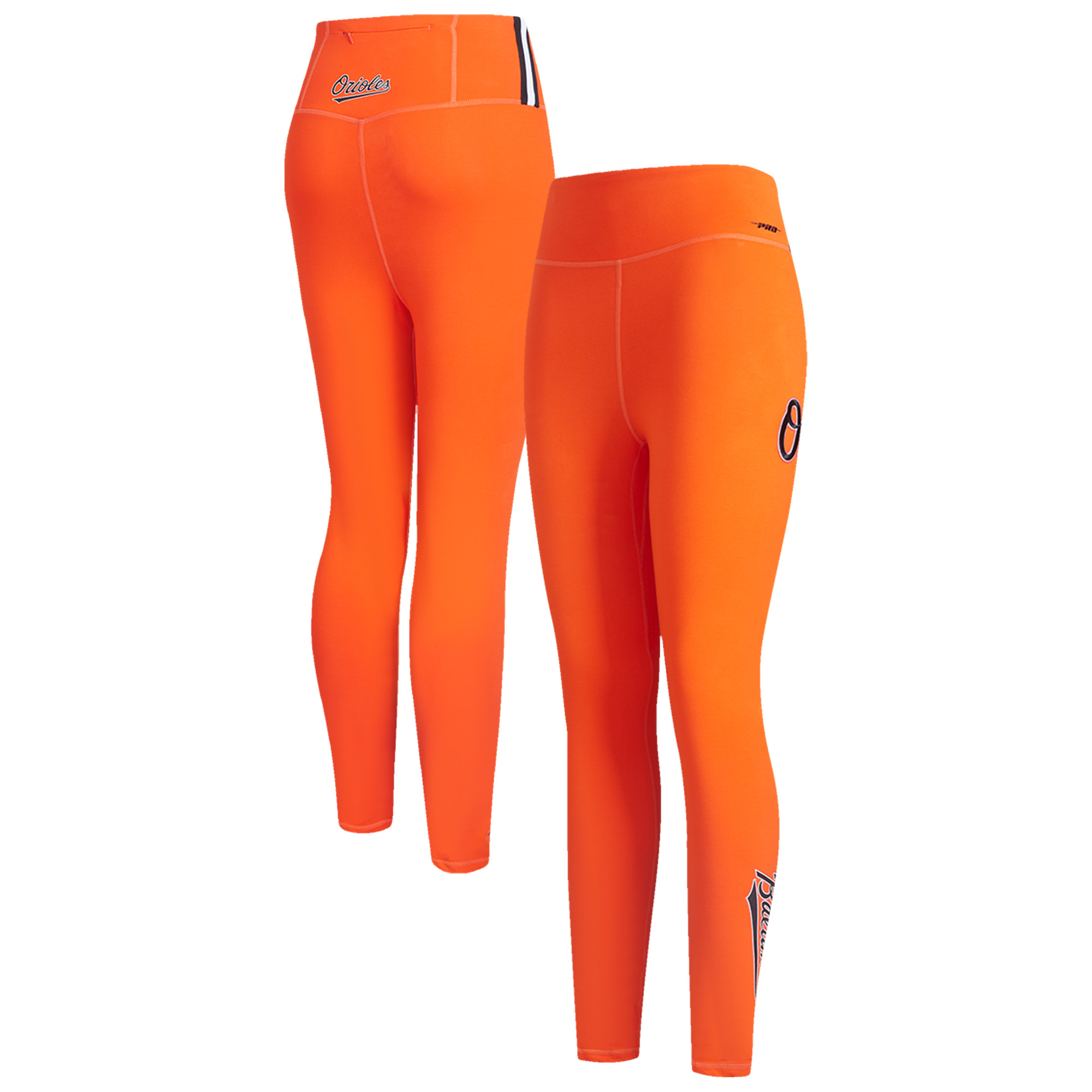 Women's Pro Standard Orange Baltimore Orioles Classic Jersey Leggings