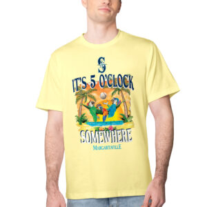 Men's Margaritaville Yellow Seattle Mariners Five O'Clock Graphic T-Shirt