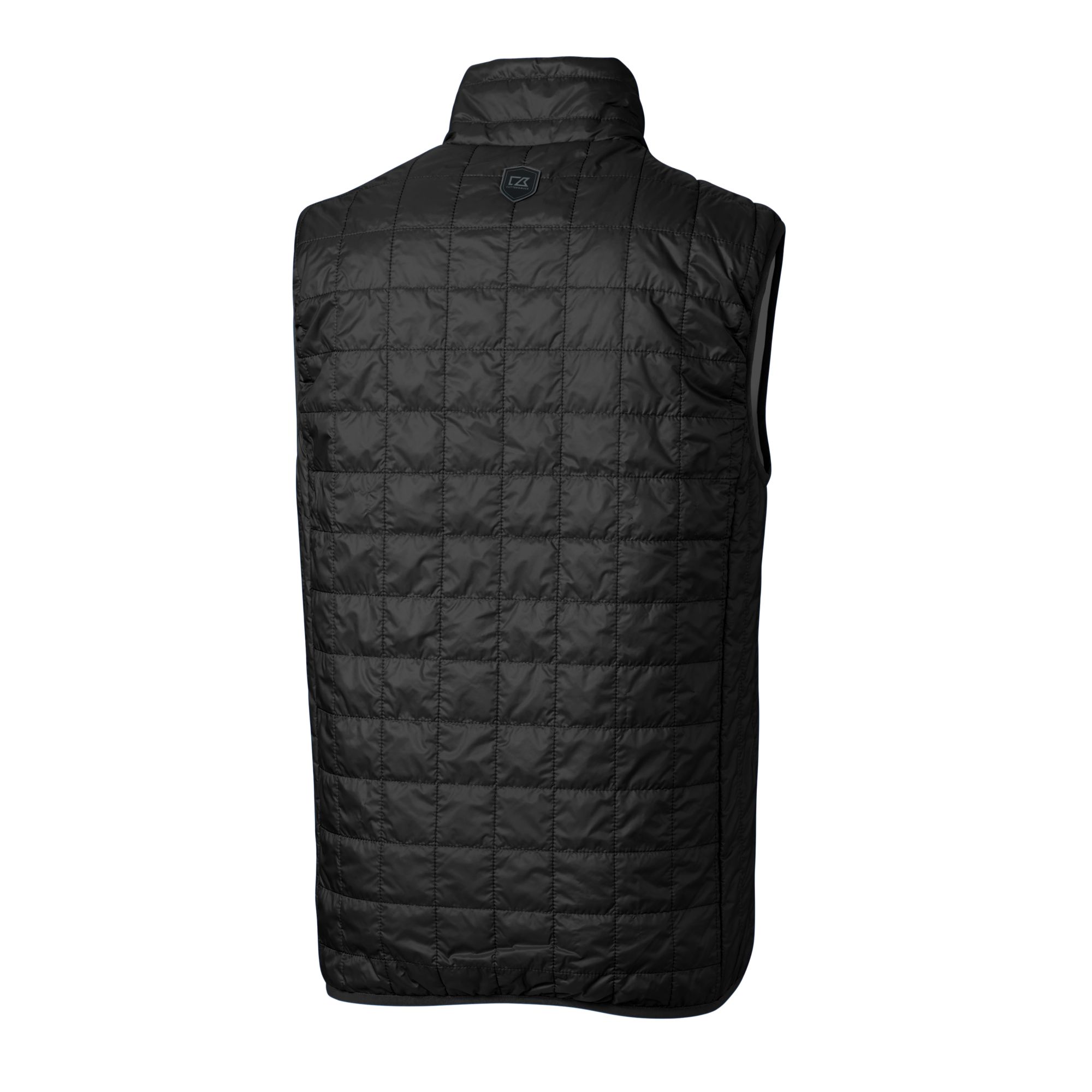 Men's Cutter & Buck Navy Citadel Bulldogs Vault Rainier Primaloft Eco Full-Zip Hooded Jacket - Image 4