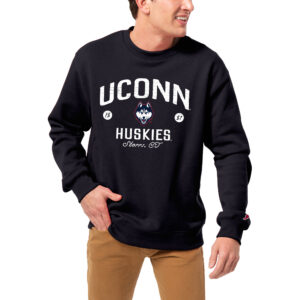 Men's League Collegiate Wear Navy UConn Huskies Essentials 2.0 Fleece Pullover Sweatshirt