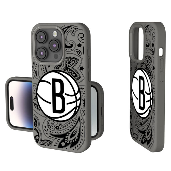 Brooklyn Nets Paisley iPhone Soft Touch Case