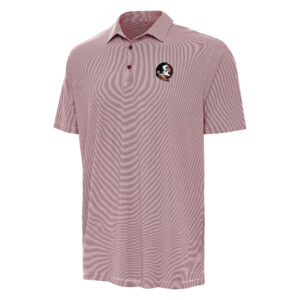 Men's Antigua Garnet Florida State Seminoles Twine Polo