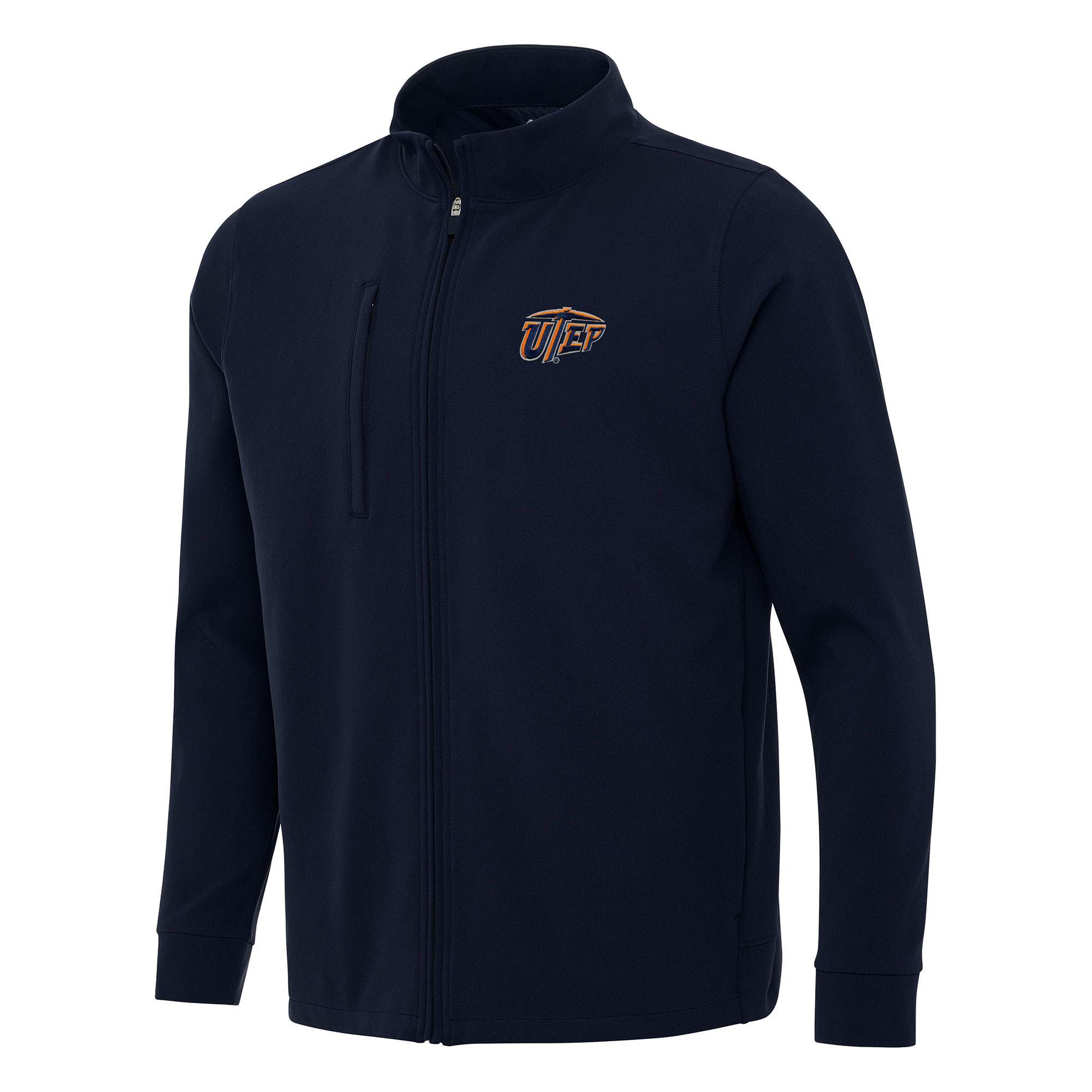 Men's Antigua Navy UTEP Miners Regard Full-Zip Jacket