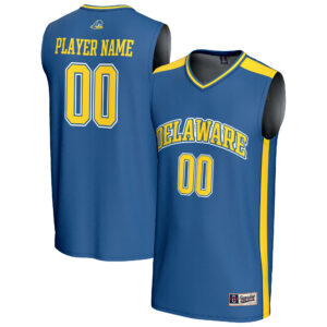 Youth GameDay Greats  Royal Delaware Fightin' Blue Hens NIL Pick-A-Player Lightweight Basketball Fashion Jersey