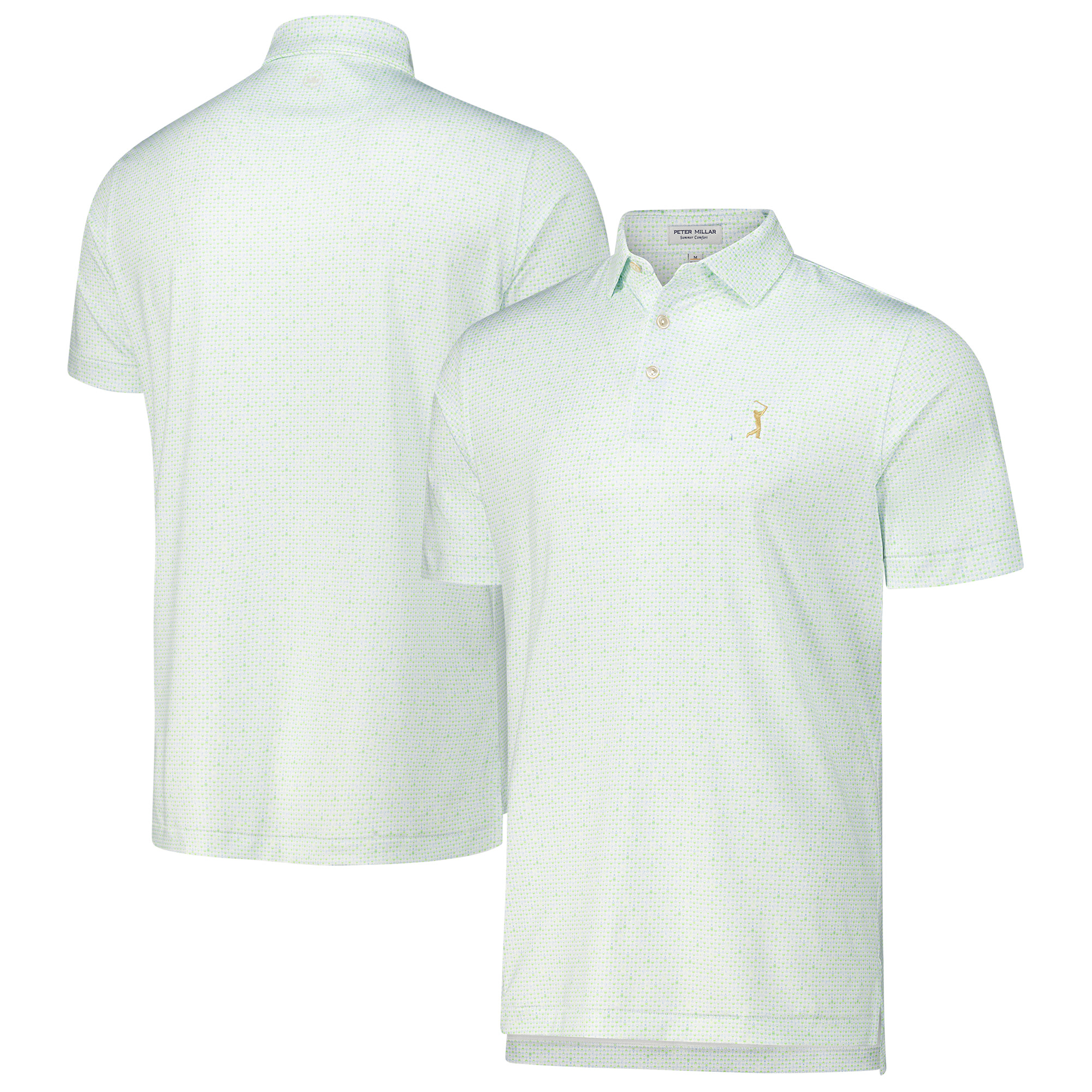 Men's Peter Millar White THE PLAYERS The Bees Knees Performance Jersey Polo
