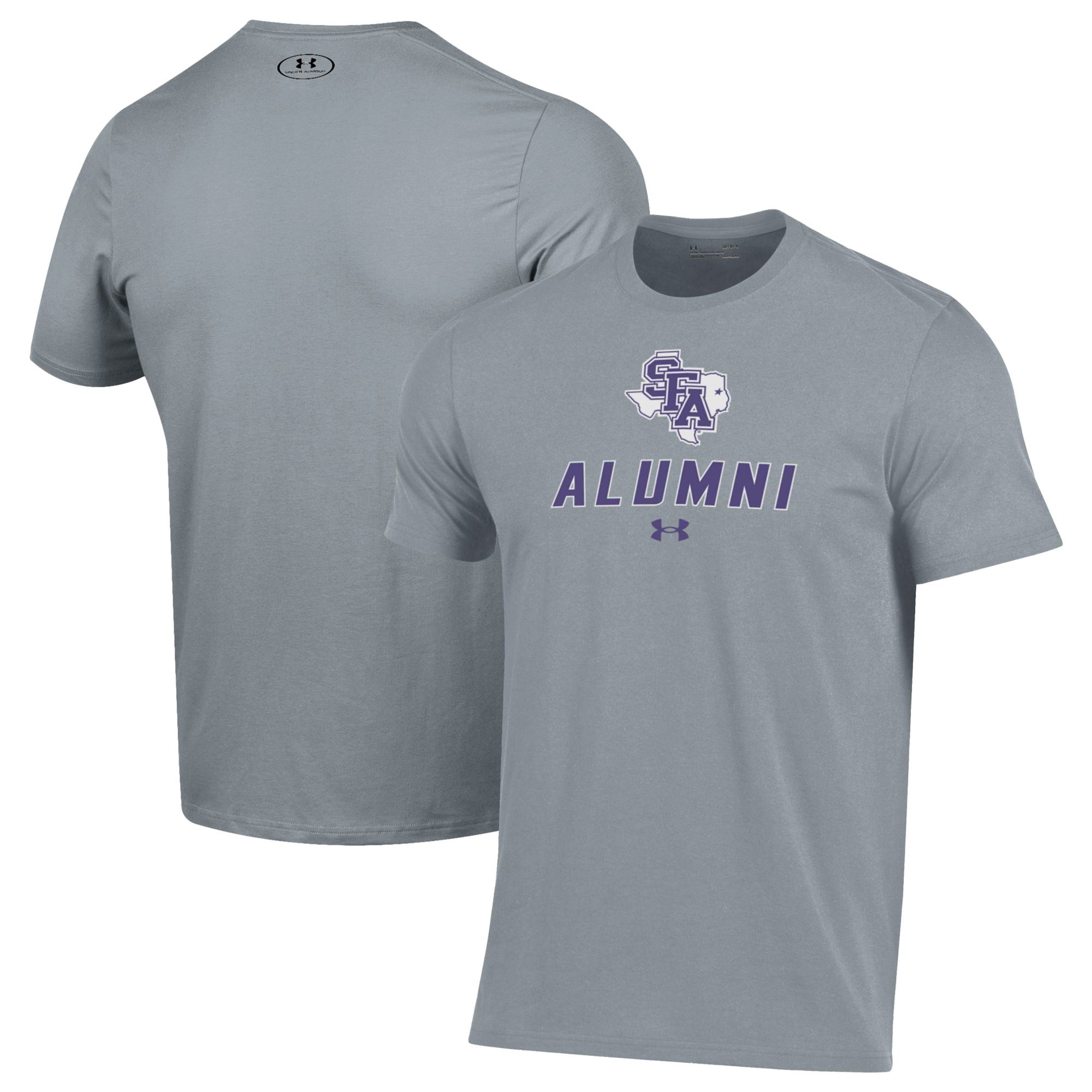 Men's Under Armour Gray Stephen F Austin Lumberjacks Alumni Performance T-Shirt