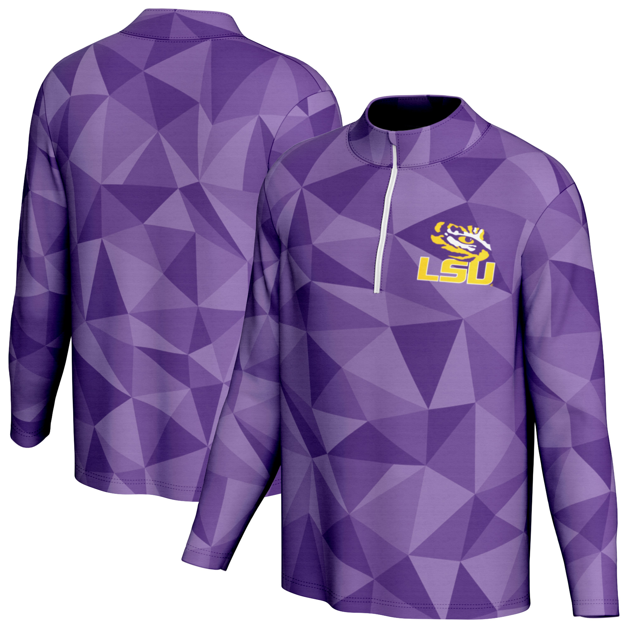 Men's ProSphere Purple LSU Tigers Maya 2.0 Quarter-Zip Pullover