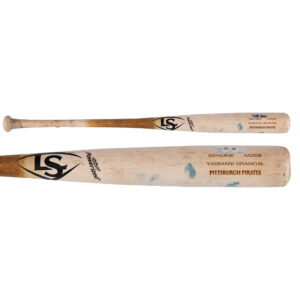 Yasmani Grandal Pittsburgh Pirates Game-Used Tan Louisville Slugger Broken Bat vs. Cincinnati Reds on August 22, 2024