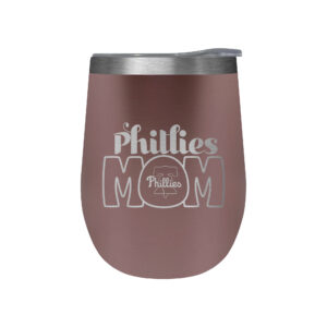 Philadelphia Phillies 10oz. Mom Rose Gold Wine Tumbler
