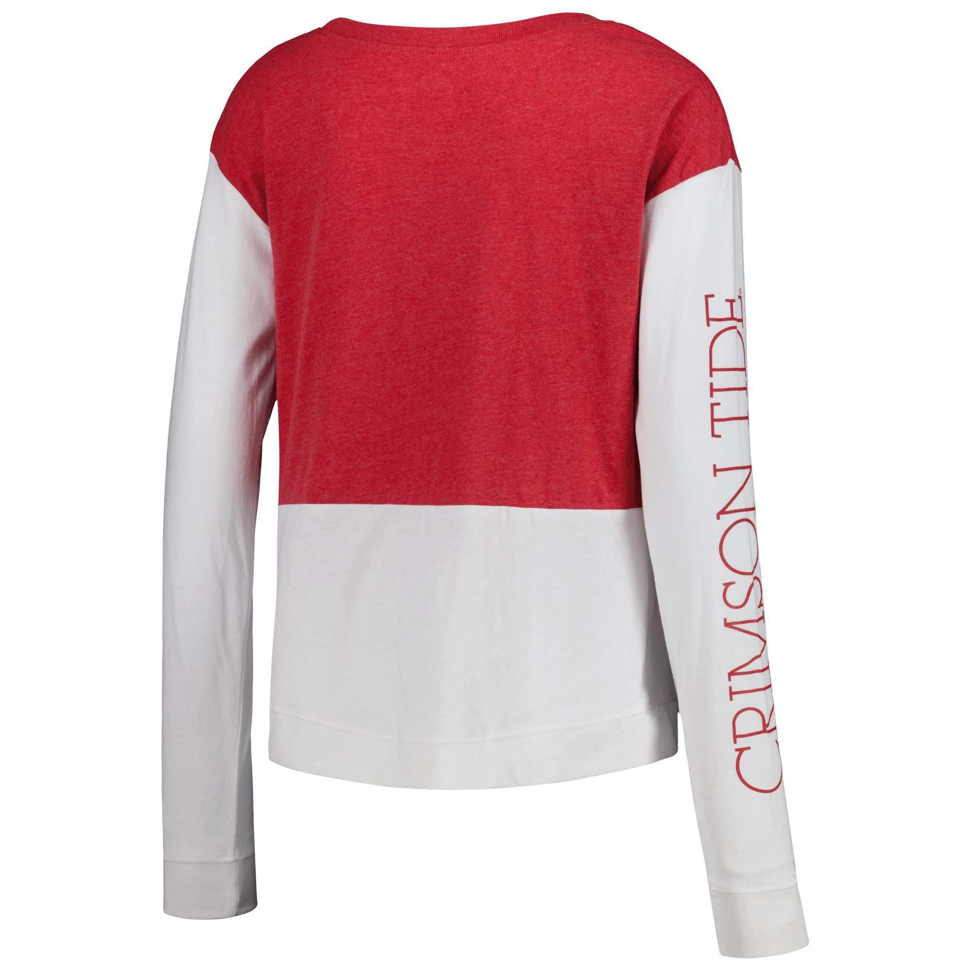 Women's Russell Heather Crimson Alabama Crimson Tide Relaxed Long Sleeve T-Shirt - Image 4