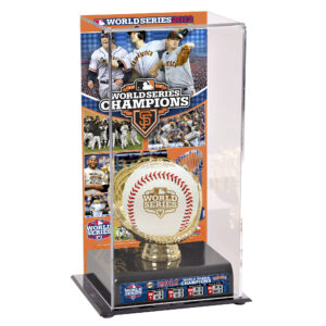 San Francisco Giants 2012 World Series Champions Gold Glove Team Logo Baseball Display Case