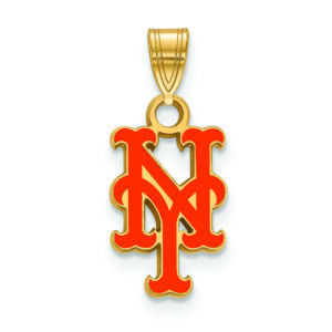 Women's New York Mets Gold-Plated Enamel Pendant