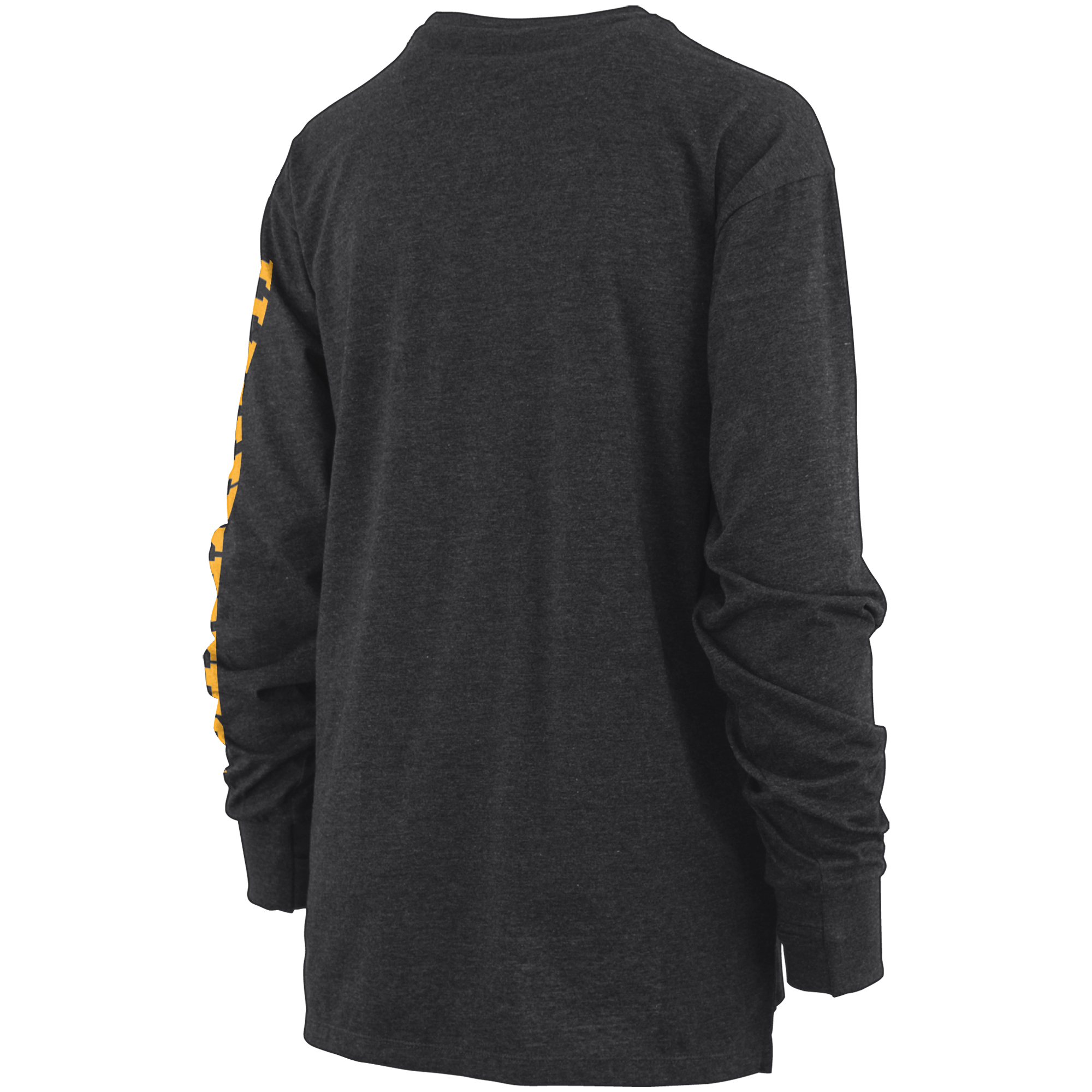 Women's Pressbox Black Iowa Hawkeyes Plus Size Two-Hit Canyon Long Sleeve T-Shirt - Image 8