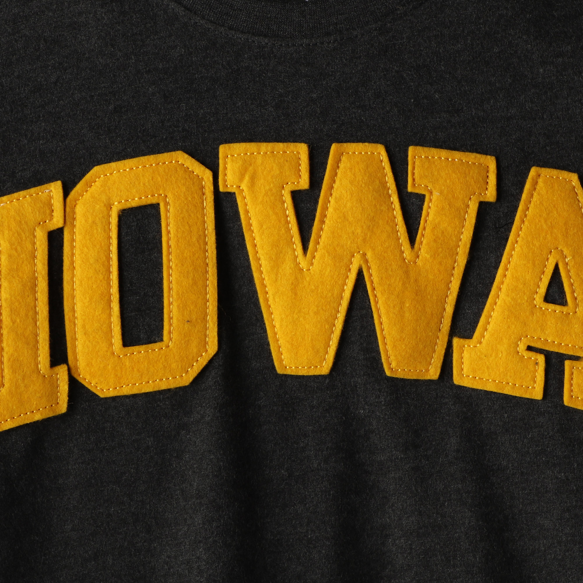 Women's Pressbox Black Iowa Hawkeyes Plus Size Two-Hit Canyon Long Sleeve T-Shirt - Image 9