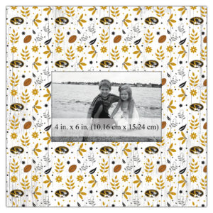 Missouri Tigers 10'' x 10'' Floral Pattern Frame