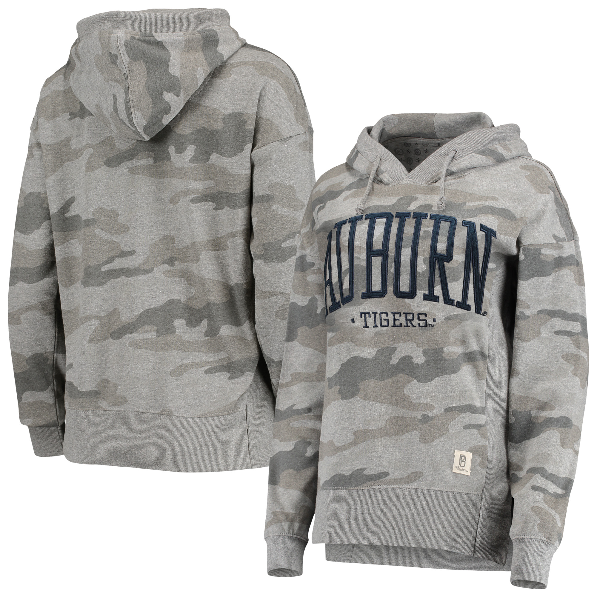 Women's Pressbox Camo Auburn Tigers Lorenzo Pullover Hoodie - Image 2
