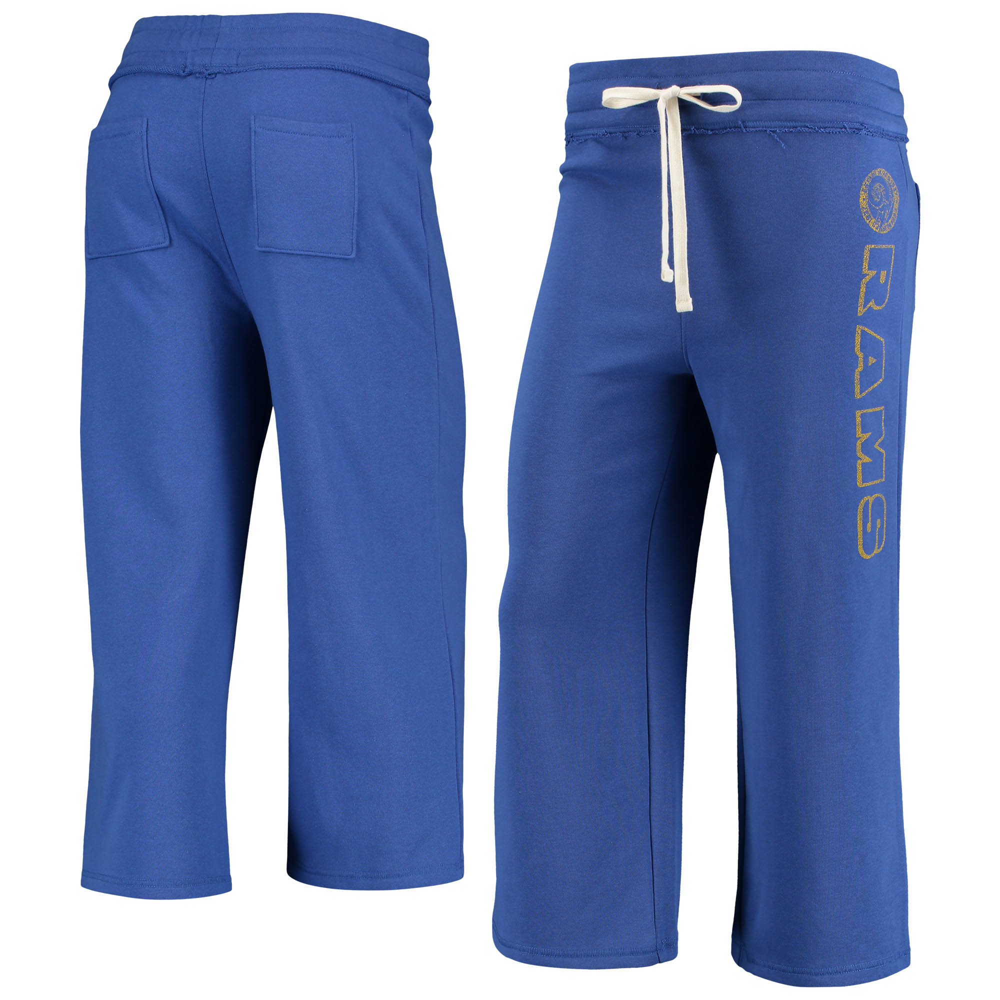Women's Junk Food Royal Los Angeles Rams Cropped Pants - Image 5