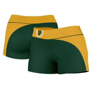 Women's Green/Gold San Francisco Dons Plus Size Curve Side Shorts