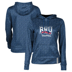 Women's Blue Robert Morris Colonials Volleyball Pullover Hoodie