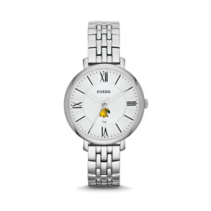 Women's Fossil Silver SUNY Brockport Golden Eagles Jacqueline Stainless Steel Watch