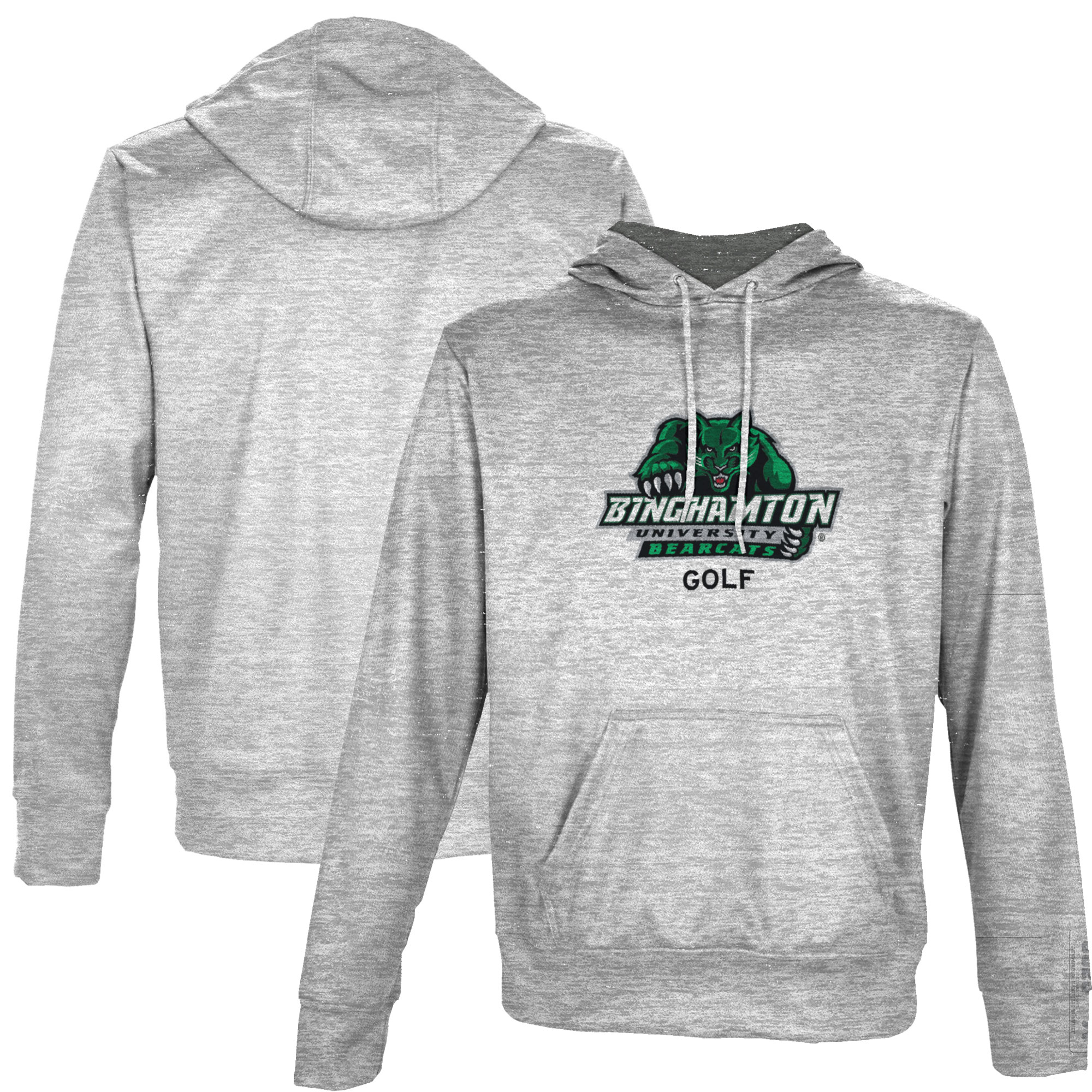 Men's ProSphere Gray Binghamton Bearcats Golf Name Drop Pullover Hoodie
