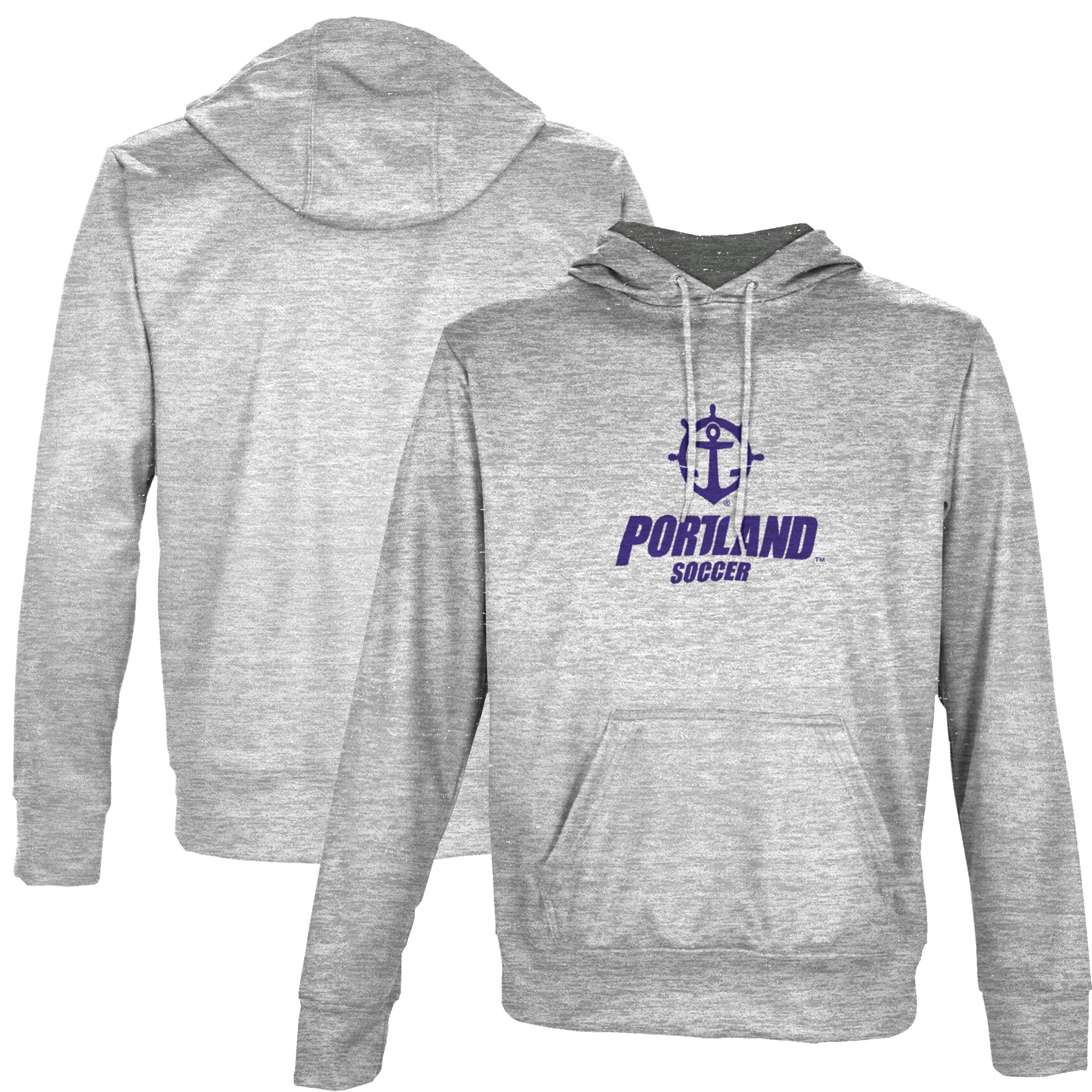 Youth ProSphere Gray Portland Pilots Soccer Pullover Hoodie - Image 5