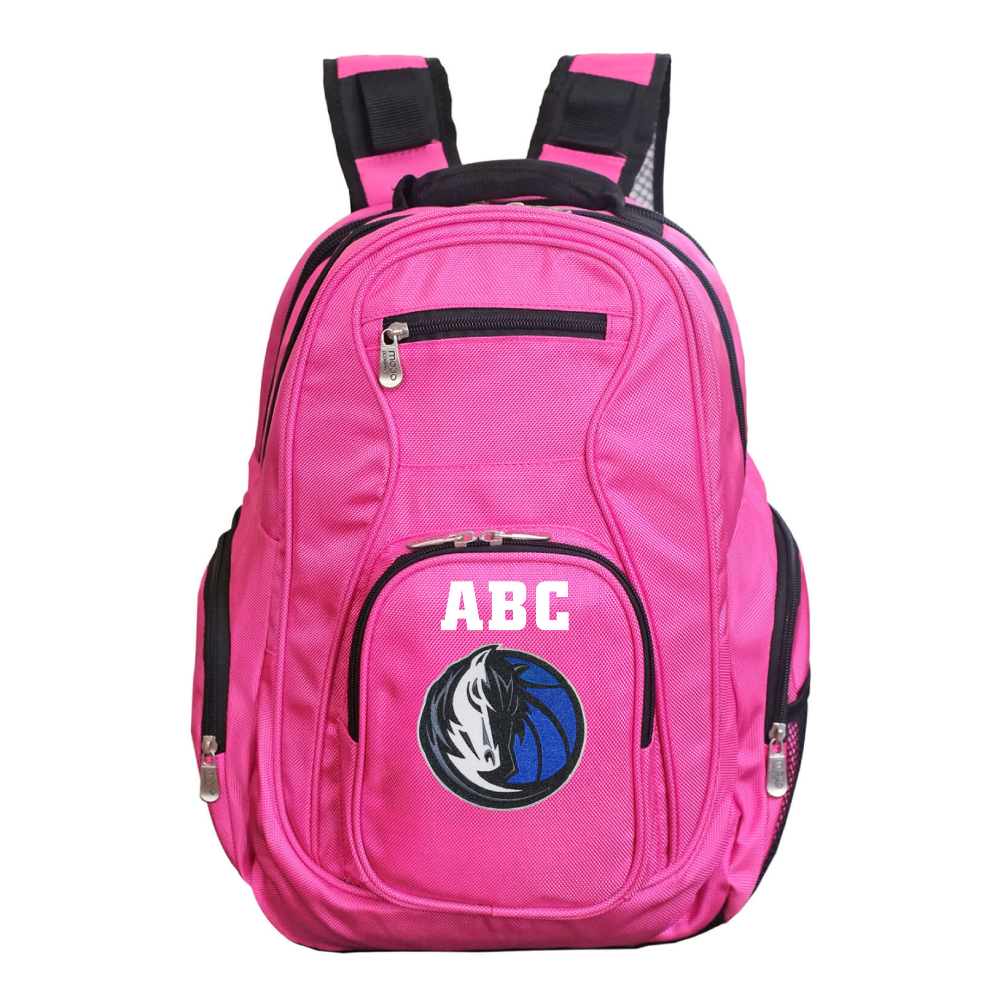 MOJO Pink Dallas Mavericks Personalized Premium Laptop Backpack