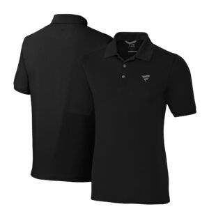 Men's Cutter & Buck Black Fanatics Corporate Advantage DryTec Pique Polo