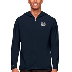 Men's Antigua Navy Utah State Aggies Legacy Full-Zip Hoodie