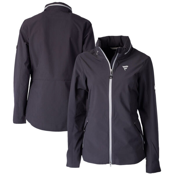 Women's Cutter & Buck Charcoal Fanatics Corporate Vapor Full-Zip Rain Jacket