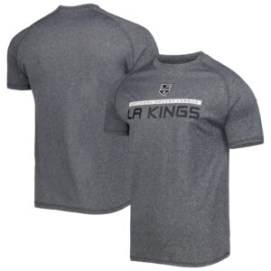 Men's Charcoal Los Angeles Kings Impact Raglan T-Shirt