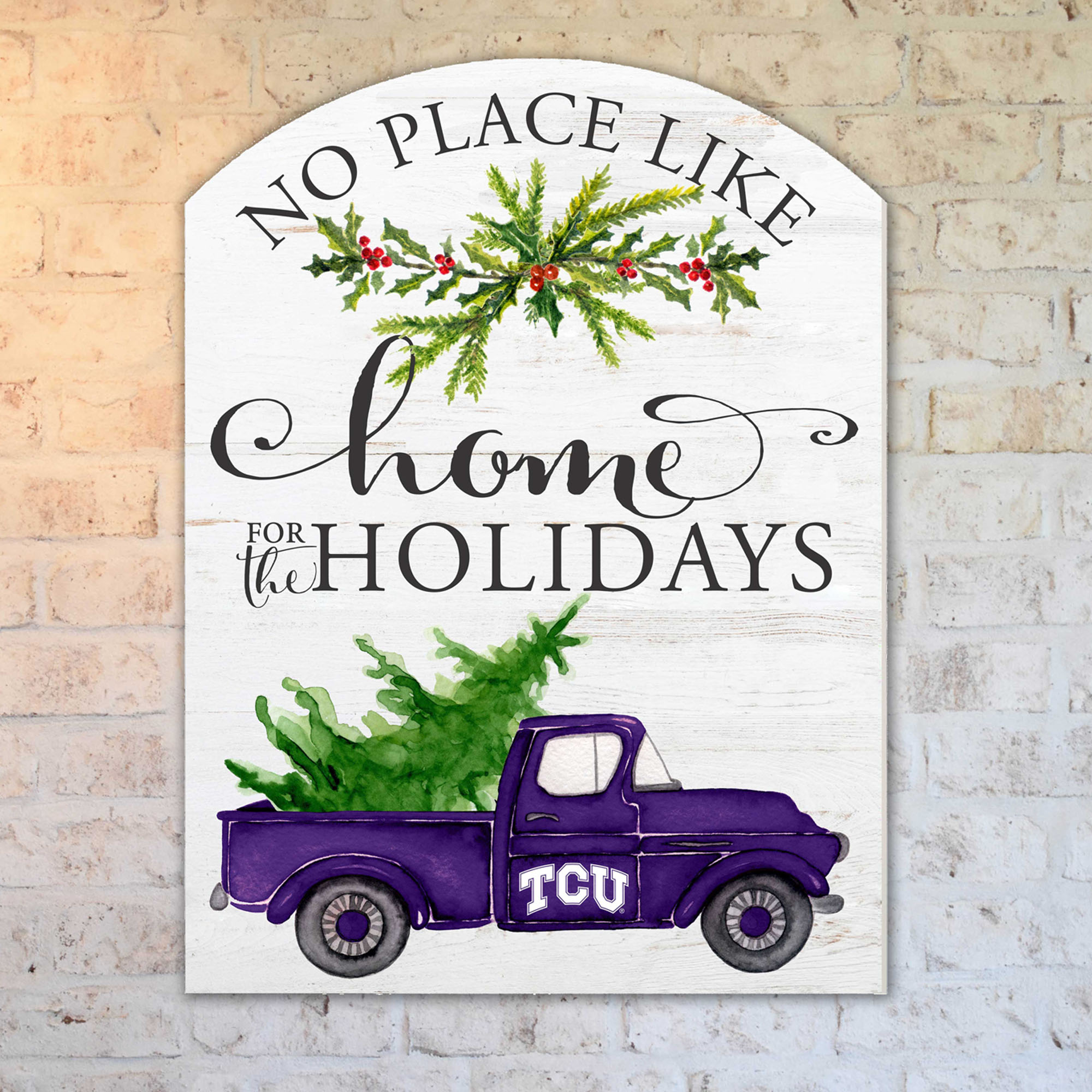 TCU Horned Frogs 16'' x 22'' Holiday Marquee Sign - Image 5