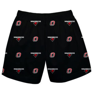 Toddler Black Nebraska Omaha Mavericks Pull On Shorts
