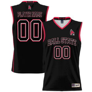 Youth Game Day Greats Black Ball State Cardinals NIL Pick-A-Player Lightweight Basketball Jersey
