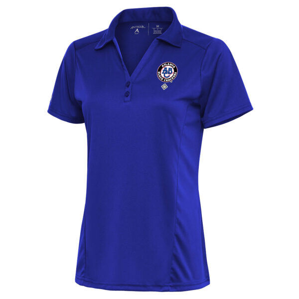 Women's Antigua Royal Atlanta Black Crackers Tribute Polo