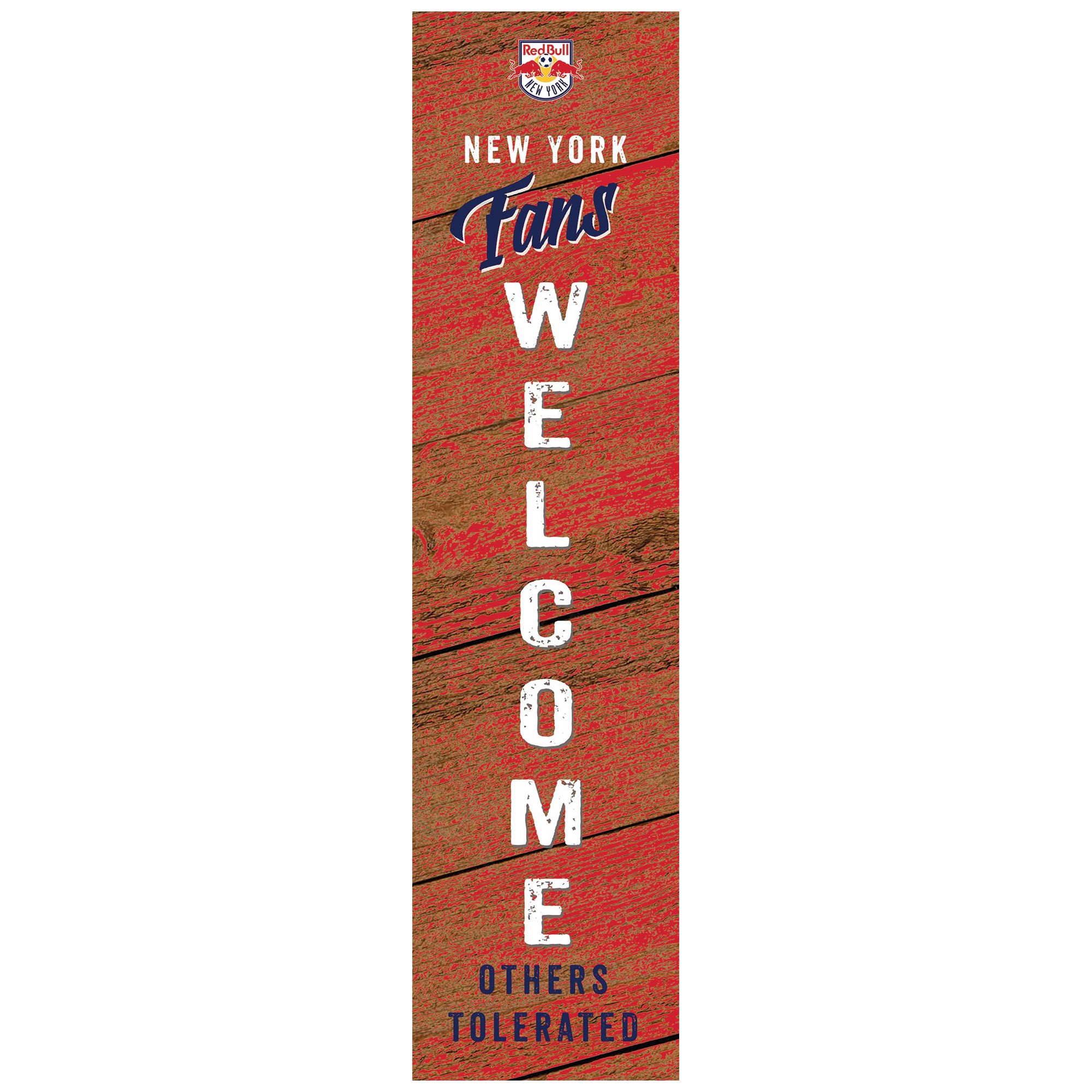 New York Red Bulls 48'' Fan Welcome Leaner