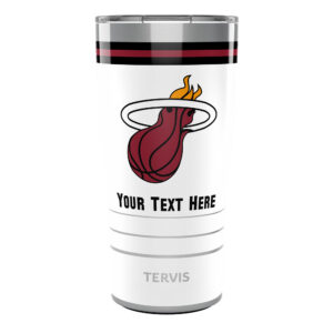 Tervis Miami Heat 20oz. Personalized Arctic Stainless Steel Tumbler